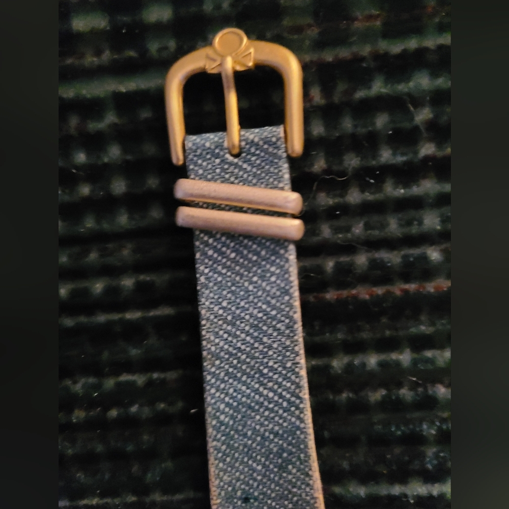 VINTAGE Benetton designer denim and copper look watch. - Picture 3 of 3